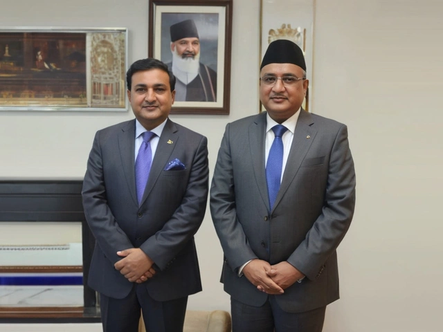 Diplomatic Relations Strengthened: Nepal's Ambassador Adhikari Meets Pakistan's Minister Shahadat Awan