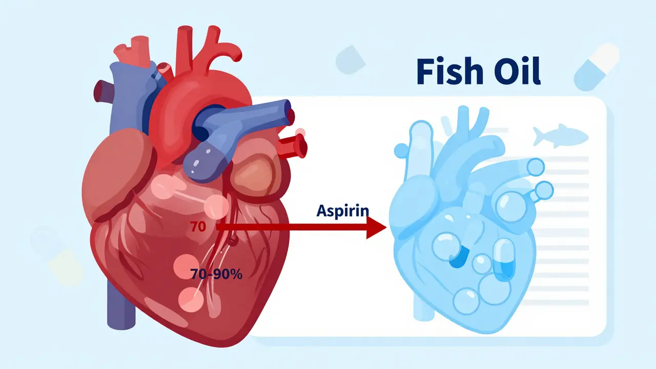 Fish Oil and Aspirin Together: Do They Thin Blood Too Much?